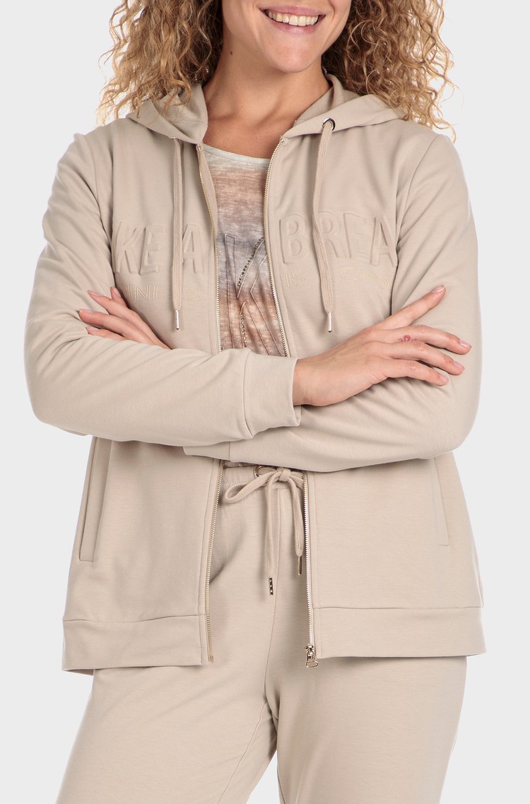 PUNT ROMA Jopa s kapuco Bež - Beige 