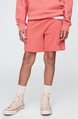GAP Gap logo kratke hlače za dečke Rdeča - Watermelon Ice 3