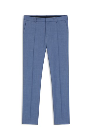 Slim fit trousers in virgin-wool serge