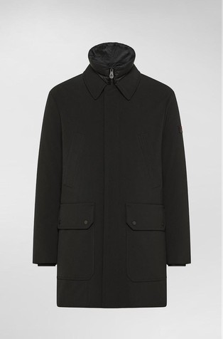 Vodoodbojen plašč z odstranljivim prešitim vstavkom