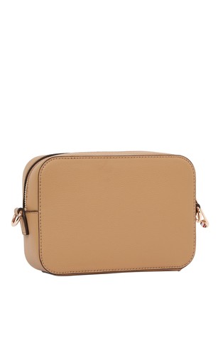 TOMMY HILFIGER TH Soft Plaque Camera Bag in Faux-leather Safari Canvas 2