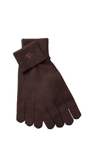 Knit Signature Logo Touchscreen Gloves