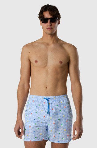 Swim shorts with graphic print