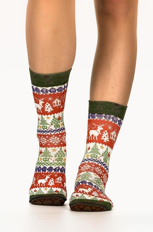 Christmas Mixture II družinski paket 3 parov nogavic v darilni škatli