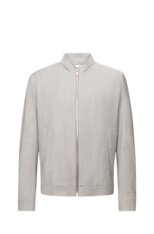 Slim fit jakna iz volnene mešanice
