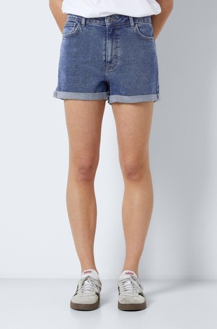 NMMONI high waisted denim shorts