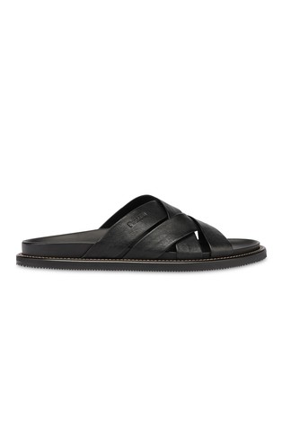 Natural Feeling Nappa Leather Slide