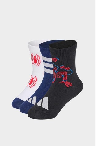 adidas x Marvel Kids 3 Pairs Per Pack Socks