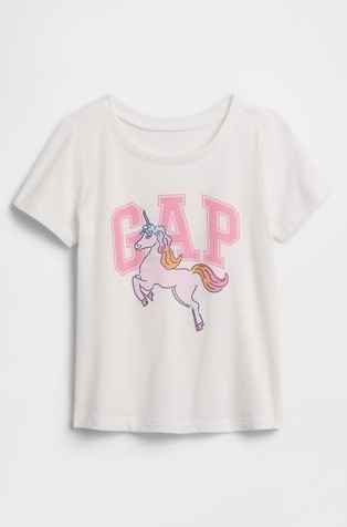Gap logo majica s kratkimi rokavi za malčice