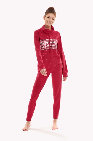 Starlight Long-Sleeved Pyjamas with High collar
