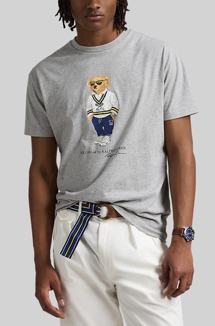 Polo Bear custom slim fit majica s kratkimi rokavi iz jerseya