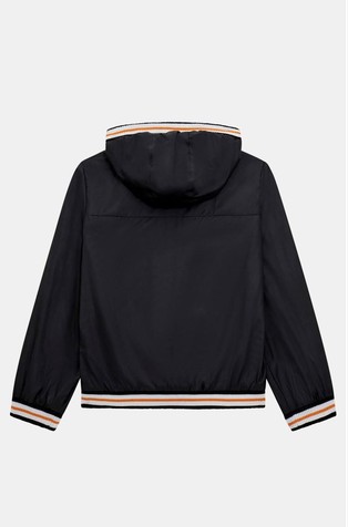 GUESS Hooded windbreaker Black 2