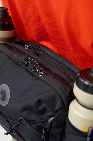 FJALLRAVEN Unisex Abisko Water-resistant Hip Pack Black 6