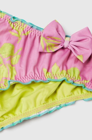 BENETTON Swim bottoms with floral print Pink Patterned 3