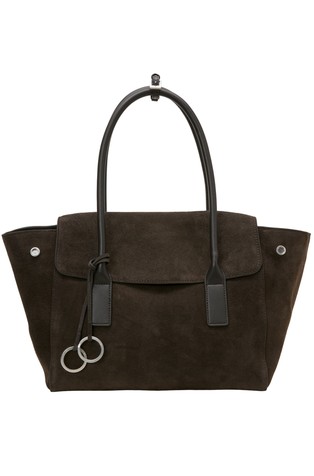 Large Tote Bag in Suede