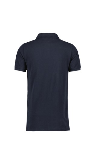 DIDRIKSONS Ville cotton piké polo Dark Night Blue 2