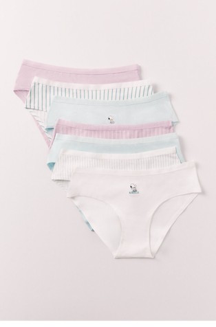 Snoopy 7-pack wide panties