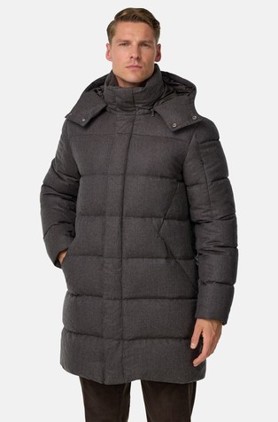 Vodoodbojna flanelasta prešita puhovka