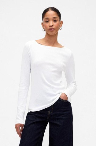 Modern Boat Neck T-Shirt