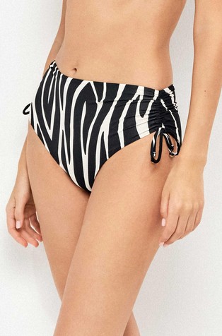 Spodnji del kopalk z visokim pasom in zebrastim vzorcem