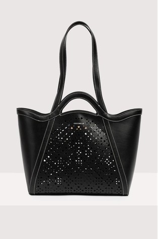 Amalia Perforated Leather Tote