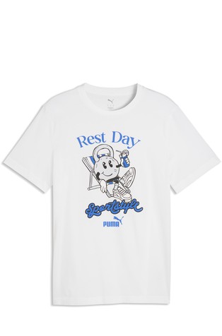 Bombažna majica s kratkimi rokavi in potiskom