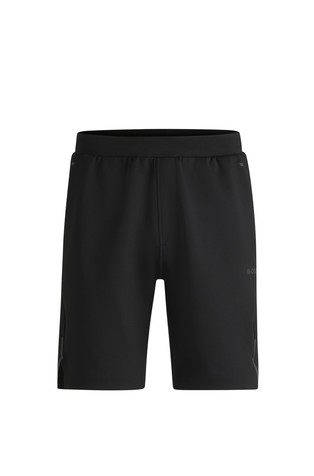 Active kratke hlače iz hitro sušeče tkanine z odsevnim logotipom