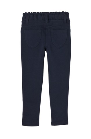 S.OLIVER Leggings with a paperbag waistband Blue 2
