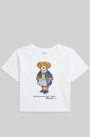Polo Bear Cotton Jersey Tee