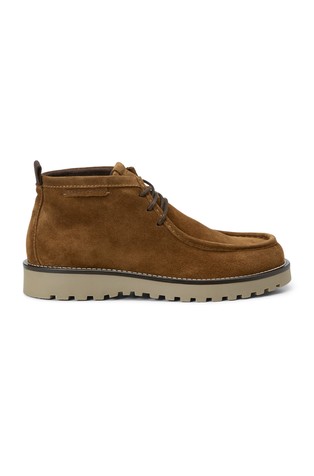 Lace-up shoes in sude