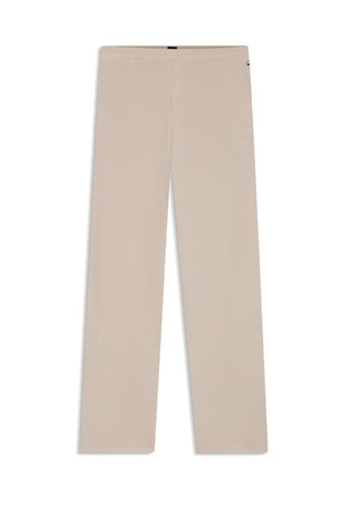 Spodnji del pižame iz bombažne mešanice z vafelj teksturo