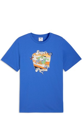 Bombažna majica s kratkimi rokavi in potiskom