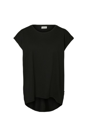 NOISY MAY NMMATHILDE oversized fit majica s kratkimi rokavi Črna - Black Colour 5
