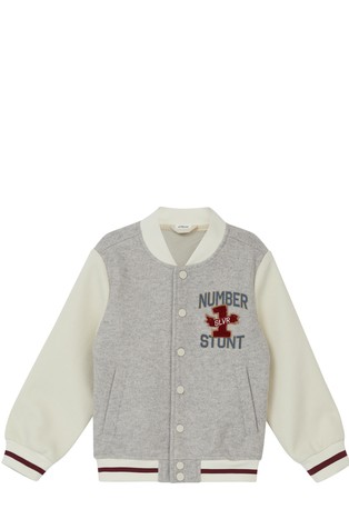 College jakna z barvnimi bloki