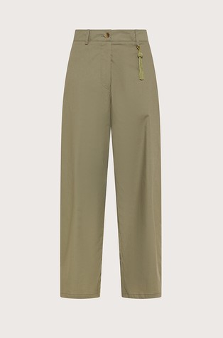 Relaxed fit hlače iz bombažnega poplina