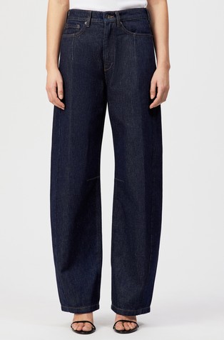Relaxed fit bombažne jeans hlače