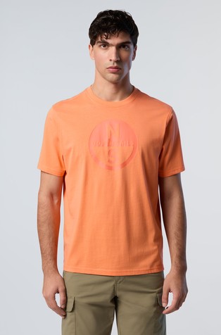 T-shirt with maxi logo print