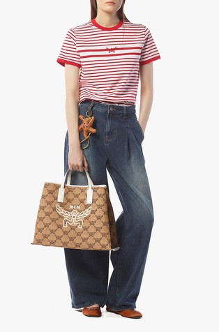 MCM Himmel shopper torba Bež - Natural 6