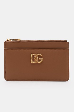 DG logo usnjena denarnica za kartice