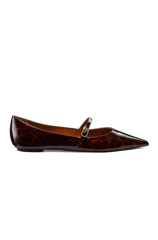 Emilia leather flats