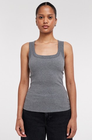 TSHONEY tank top in stretch cotton