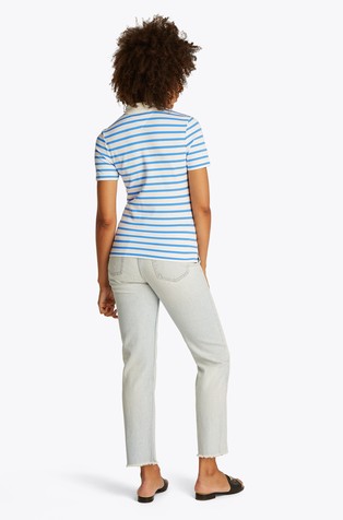 TOMMY HILFIGER 1985 Collection slim fit polo majica Bela - White / Blue 2