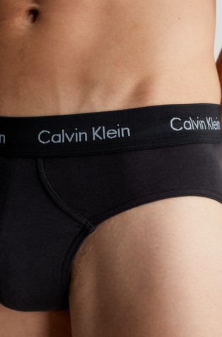 CALVIN KLEIN Paket 3 spodnjic - Cotton stretch Črna - Black / Multi 4