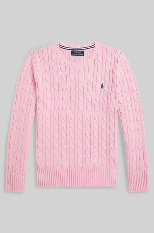 Strukturirano pleten bombažen pulover