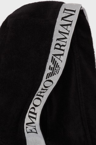 EMPORIO ARMANI Unisex bathrobe Black 5