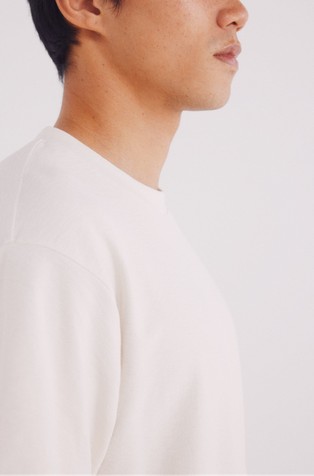 SPRINGFIELD Textured T-shirt White 5
