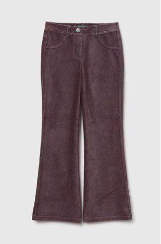 Zvončaste plišaste hlače