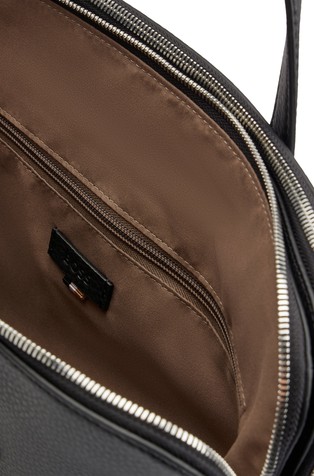 BOSS Leather document case with embossed logo Emporium