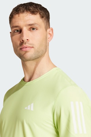 ADIDAS Own the Run tekaška majica s kratkimi rokavi Zelena - Pulse Lime 4