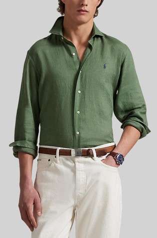 Slim Fit Linen Shirt